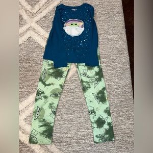 Girls Star Wars long sleeve pants set